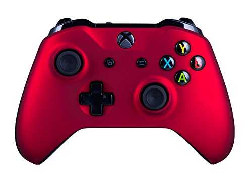 Product Cover Xbox One S Wireless Controller for Microsoft Xbox One - Soft Touch Red X1 - Added Grip for Long Gaming Sessions - Multiple Colors Available