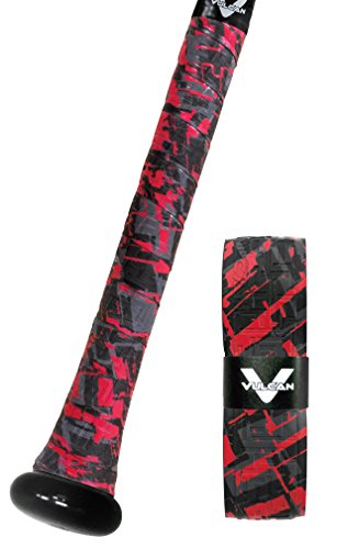 Product Cover Vulcan Bat Grip, Vulcan 1.75mm Bat Grip, Red Sizzle