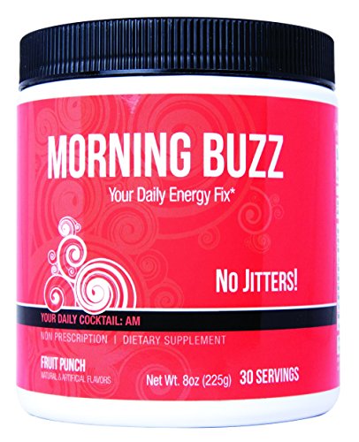 Product Cover New Health Morning Buzz Daily Energy Drink - Pre Workout and Mood Boost - Mental Focus, Immune Support, and Energy Powder - 8 Ounce, 30 Servings