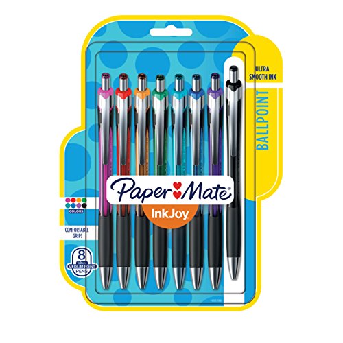 Product Cover Paper Mate InkJoy 550RT Retractable Ballpoint Pens, Medium Point, Assorted, 8 Pack (1951280)