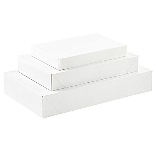 Product Cover White Gift Box - 10 Pack Assortment - Great For All Occasions: Birthdays, Hol...