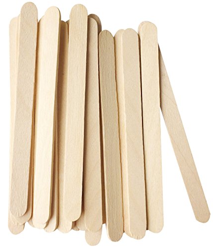 Product Cover Korlon 200 Pcs Craft Sticks Ice Cream Sticks Wooden Popsicle Sticks 4-1/2