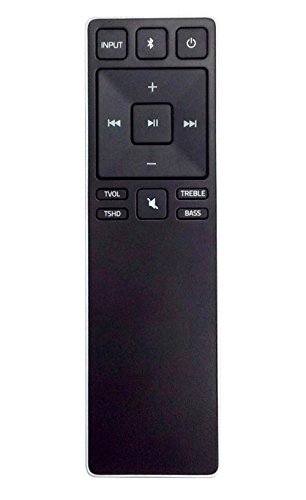 Product Cover New Remote Control XRS321-C fit for VIZIO Sound Bar SB3820-C6 SB3821-C6 SB2920-C6 SS2521-C6 SS2520-C6 SB3821-D6 SB3820x-C6 (Black)
