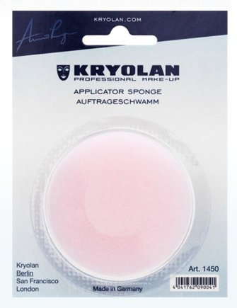 Product Cover Kryolan 1450 Round Makeup Sponge (Ideal for wet or cream make-up)