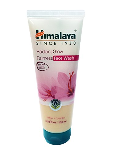 Product Cover Himalaya Radiant Glow Fairness Face Wash & Cleanser with Saffron and Cucumber, Free from Parabens, SLS, Phthalates 3.38oz/100ml (2 Pack)