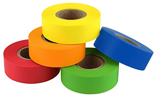Product Cover ChromaLabel Color-Code Labeling Tape Variety Pack, 5 Assorted Colors, 500 inch Rolls, 3/4 inch