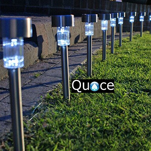 Product Cover Quace Solar LED Light for Garden Rod, Set of 10