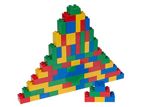 Product Cover Strictly Briks - Big Briks Set - 84 Pieces - Blue, Green, Red, & Yellow - Compatible with All Major Brands - Large Building Blocks for Ages 3 and Up