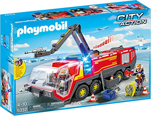 Product Cover PLAYMOBIL Airport Fire Engine with Lights & Sound Building Set