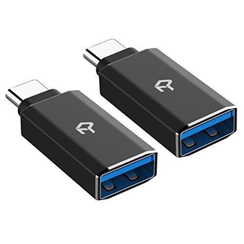 Product Cover Rankie 2-Pack USB C Adapter Hi-Speed USB Type C to USB-A 3.0, Black
