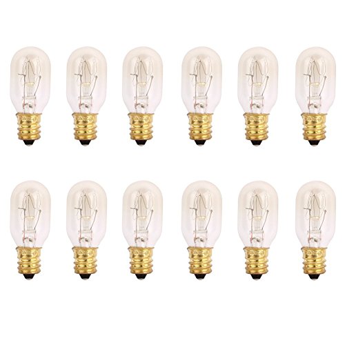 Product Cover TGS Gems 25 Watt Himalayan Salt Lamp Light Bulbs Incandescent Bulbs E12 Socket-12Pack