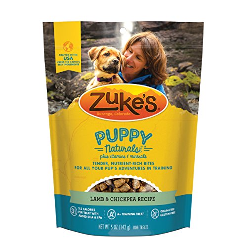 Product Cover Zuke'S Puppy Naturals Lamb & Chickpea Recipe Puppy Treats - 5 Oz. Pouch