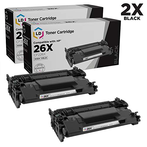 Product Cover LD Compatible Toner Cartridge Replacements for HP 26X CF226X High Yield (Black, 2-Pack)