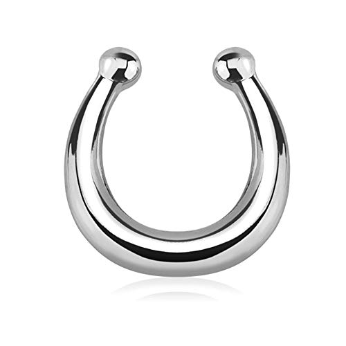 Product Cover Inspiration Dezigns Steel Plain Non-Piercing Septum Hanger Nose Ring
