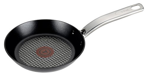 Product Cover T-fal C51702 ProGrade Titanium Nonstick Thermo-Spot Dishwasher Safe PFOA Free with Induction Base Fry Pan Cookware, 7.5-Inch, Black - 2100094048