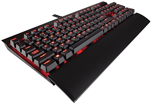 Product Cover CORSAIR K70  Mechanical Gaming Keyboard - USB Passthrough & Media Controls - Tactile & Quiet - Cherry MX Brown, Red LED