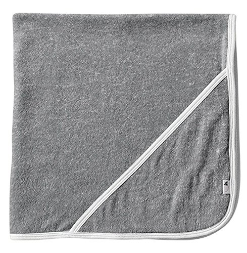 Product Cover Burt's Bees Baby - Infant Single Ply Hooded Towel, 100% Organic Cotton (Heather Grey)