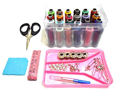 Product Cover GOELX Sewing kit, Daily Needs Multipurpose Travel Kit with All Accessories, Sewing Threads & Stitching Materials
