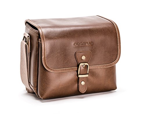 Product Cover Olympus Tracker Classic Design Vintage Camera Bag (Brown)