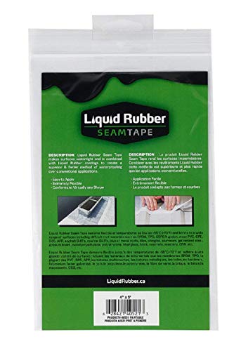 Product Cover Liquid Rubber Seam Leak Tape, 4 Inch x 5 Foot Roll