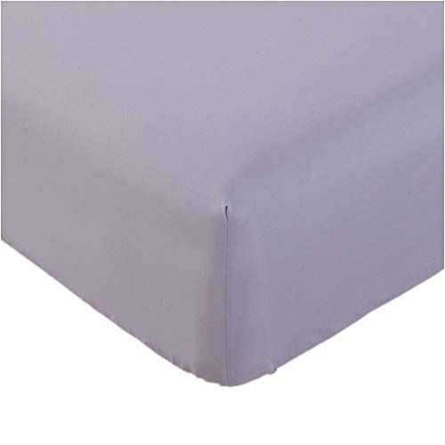 Product Cover Mellanni Fitted Sheet Twin Lavender - Brushed Microfiber 1800 Bedding - Wrinkle, Fade, Stain Resistant - Hypoallergenic - 1 Fitted Sheet Only (Twin, Lavender)