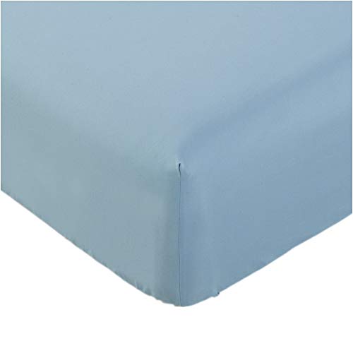 Product Cover Mellanni Fitted Sheet Twin Blue-Hydrangea - Brushed Microfiber 1800 Bedding - Wrinkle, Fade, Stain Resistant - Hypoallergenic - 1 Fitted Sheet Only (Twin, Blue Hydrangea)