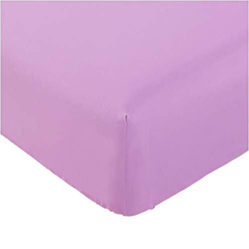Product Cover Mellanni Fitted Sheet Queen Pink - Brushed Microfiber 1800 Bedding - Wrinkle, Fade, Stain Resistant - Hypoallergenic - 1 Fitted Sheet Only (Queen, Pink)