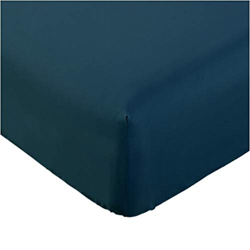 Product Cover Mellanni Fitted Sheet King Royal-Blue - Brushed Microfiber 1800 Bedding - Wrinkle, Fade, Stain Resistant - Hypoallergenic - 1 Fitted Sheet Only (King, Royal Blue)