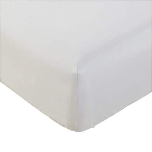 Product Cover Mellanni Fitted Sheet Full White - Brushed Microfiber 1800 Bedding - Wrinkle, Fade, Stain Resistant - Hypoallergenic - 1 Fitted Sheet Only (Full, White)