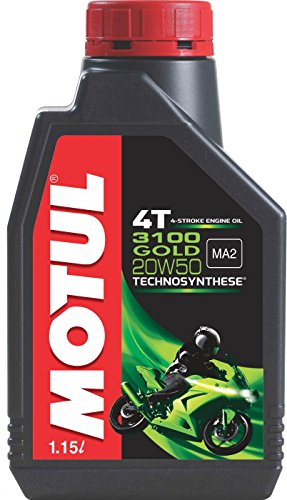 Product Cover Motul 3100 4T Gold 20W50 API SM Semi Synthetic Engine Oil for Bikes (1.15 L)