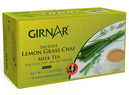 Product Cover Girnar Instant Chai (Tea) Premix With Lemongrass, 10 Sachet Pack