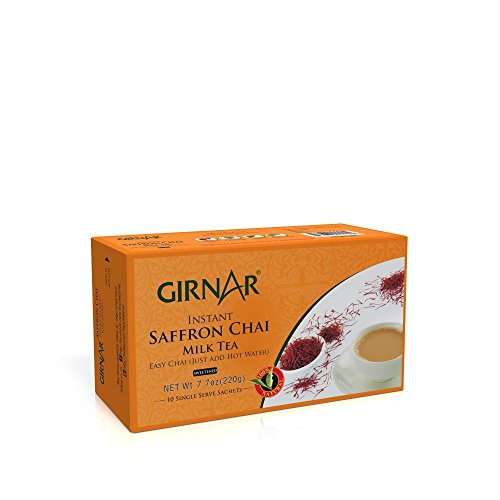 Product Cover Girnar Instant Chai Premix With Saffron, 10 Sachet Pack