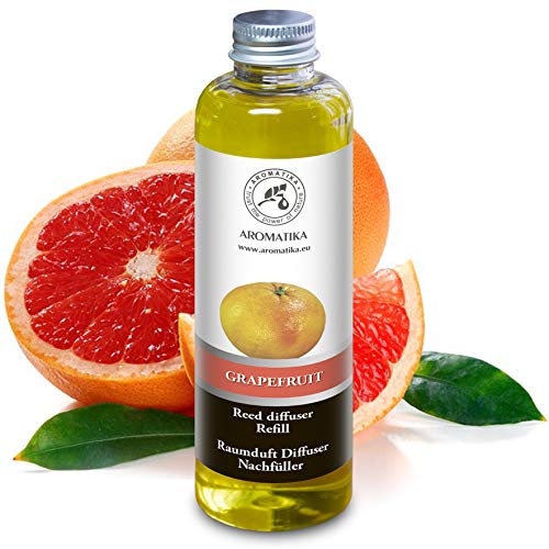 Product Cover Refill Grapefruit 6.8oz 200ml for Reed Diffuser - Intensive & Long Fragrance for Room - Lasting Natural Room Scent - NON Alcohol - Refill for Office - Boutique - Restaurant - Aromatherapy