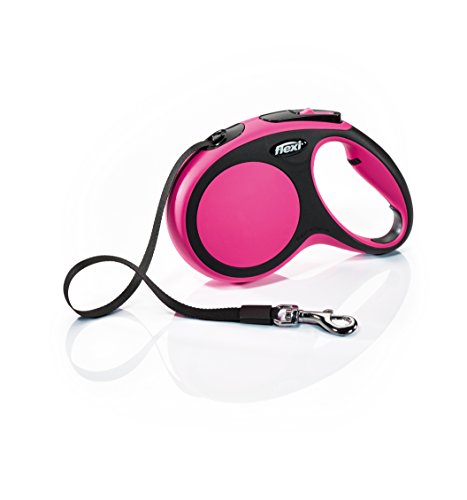Product Cover FLEXI New Comfort Retractable Dog Leash (Tape), 16 ft, Medium, Pink