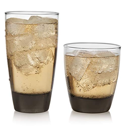 Product Cover Libbey Classic Mocha 16-Piece Tumbler and Rocks Glass Set