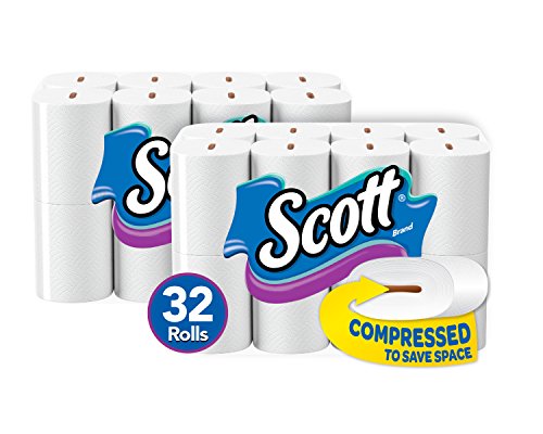 Product Cover Scott 1000 Sheets Per Roll Toilet Paper, 32 Rolls, Bath Tissue