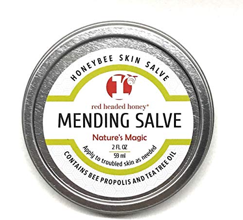 Product Cover red headed honey's Propolis and Tea Tree Oil All Purpose Healing Skin Salve Tin Natural Treatment, 2 oz.