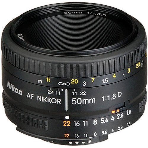 Product Cover Nikon AF FX NIKKOR 50mm f/1.8D Lens with Auto Focus for Nikon DSLR Cameras (Renewed)