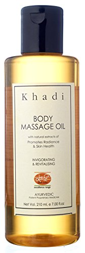 Product Cover Khadi Body Massage Oil With Jojoba- Herbal & Ayurvedic- 210 Ml