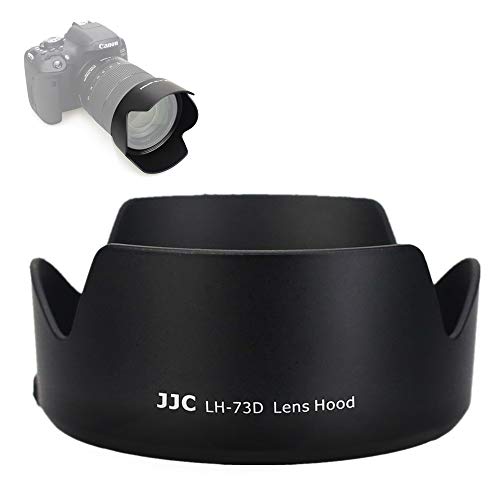 Product Cover JJC Reversible Lens Hood Shade EW-73D Replacement for Canon EF-S 18-135mm f/3.5-5.6 is USM Lens on Canon EOS 80D 7DM2 Camera (Fits Canon EF-S 18-135mm Nano USM Only)