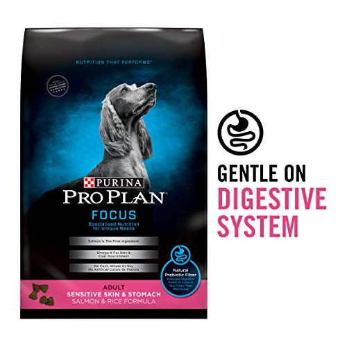 Product Cover Purina Pro Plan Sensitive Stomach Dry Dog Food, FOCUS Sensitive Skin & Stomach Salmon & Rice Formula - 30 lb. Bag