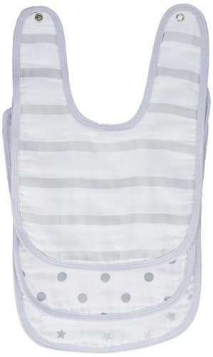 Product Cover aden by aden + anais Snap Bib, 100% Cotton Muslin, Soft Absorbent 3 Layers, Adjustable, 9