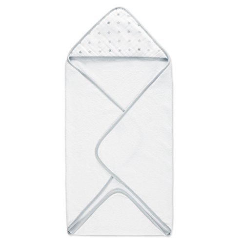 Product Cover aden by aden + anais Hooded Towel; 100% Cotton Terry Towel with Muslin Hood for Babies and Toddlers; dove