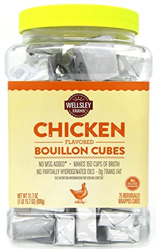 Product Cover Wellsley Farms Chicken Flavored Bouillon Cubes (Formerly Berkley & Jensen) - 75 Count