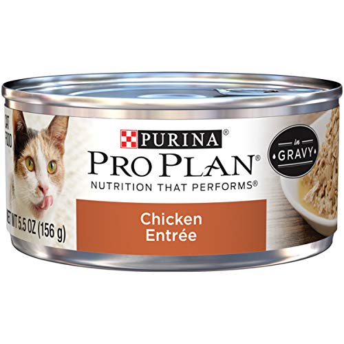 Product Cover Purina Pro Plan Gravy Wet Cat Food, Chicken Entree, 5.5 Ounce (Pack of 24)