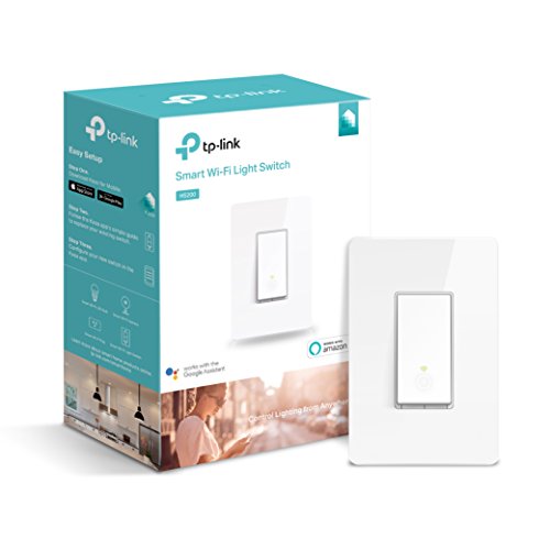 Product Cover Kasa Smart Light Switch by TP-Link - Needs Neutral Wire, WiFi Light Switch, Works with Alexa & Google (HS200)
