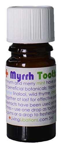 Product Cover Living Libations - Organic/Wildcrafted Mint + Myrrh Tooth Serum (.169 oz / 5 ml)