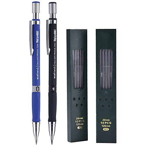 Product Cover MyLifeUNIT 2.0mm Mechanical Pencil, 2mm Lead Pencil for Draft Drawing, Carpenter, Crafting, Art Sketching (Set of Pencils and Leads)