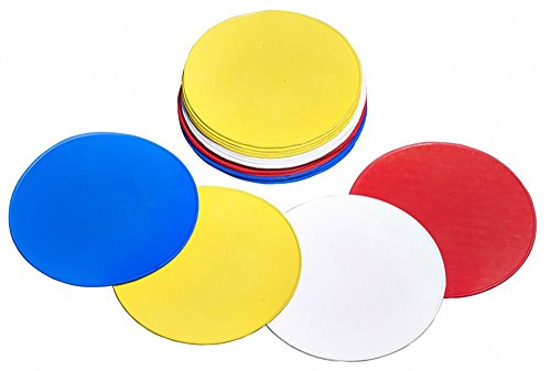 Product Cover SAHNI SPORTS Rubber Flat Agility Dot Marker, Pack of 10, Multi-Color
