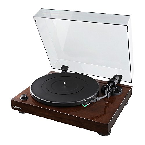 Product Cover Fluance RT81 Elite High Fidelity Vinyl Turntable Record Player with Audio Technica AT95E Cartridge, Belt Drive, Built-in Preamp, Adjustable Counterweight, Solid Wood Plinth - Walnut